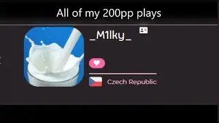 All of my 200pp plays (easy DT maps)