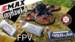 Emax Tinyhawk S First FPV Flights 1S and 2S