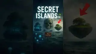 Top 3 Secret Islands That Shouldn&rsquo;t Exist 🌴🗺️ #HiddenPlaces #WeirdGeography #Shorts