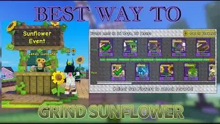 HOW TO GRIND SUNFLOWER IN GARDEN TOWER DEFENSE 🌻 | ROBLOX