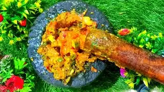 అమ్మమ్మ కాలం నాటి  బీరకాయ రోటీ పచ్చడి/beerakaya tomato roti pachadi/ridge gourd recipe😋