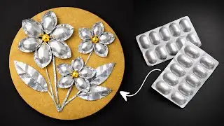I Never Throw Away Pill Bottles! I Made A Beautiful Wall Decor Item | Best Out Of Waste 
