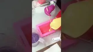 Lett's Make Soap Together #rainbowsoap #soap #coldprocesssoap
