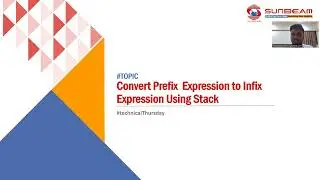 Convert Prefix Expression to Infix Expression Using Stack