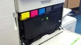 Копировальные аппараты Sharp &mdash; очистка блока Corona