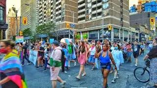 Toronto Walk - Pride Trans March, Yonge & Bloor