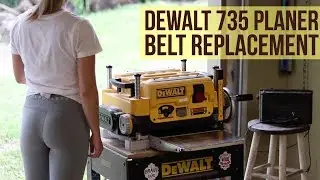 How to Replace the Belt on a Dewalt DW735 Planer