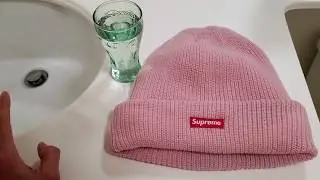 SUPREME x GORE -TEX Beanie Waterproof Actual Test + Slow Mo! 12 3 18!