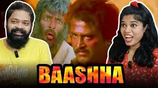 Baasha Mass Climax Fight Scene REACTION | Rajinikanth | Nagma | Raghuvaran | Suresh Krissna | Deva