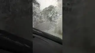 Car sinking in an underpass somewhere in Delhi