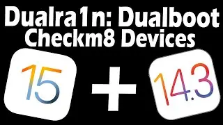 الرجوع من iOS 15 الى iOS 14.3 بدون جلبريك Dualra1n: Dualboot iOS 15 & 14 No Blobs | Linux/MacOS