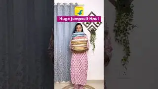Flipkart jumpsuits haul 🛍️ Huge jumpsuits haul #jumpsuit #flipkarthaul #shortsvideo #onlineshopping