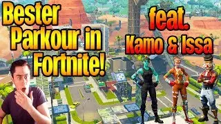 BESTER Parkour in Fortnite! | ft. Kamo & Issa | Funny moments