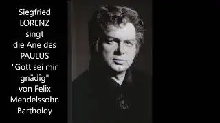 Siegfried Lorenz (1945 - 2024) singt Mendelssohn: 