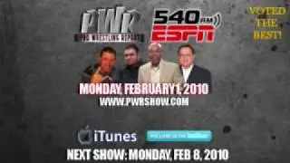 Pro Wrestling Report on ESPN Radio - February 1, 2010