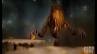 🌳 Unveiling the Rotten Orange Fruit Tree Monster 🌄 | Surreal Decaying Ecosystem 🌍
