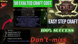 POE 2 - RISE OF THE ABYSSAL -  5 MINUTES CRAFT MY BUILD BOW- EASY EARN DIVINE ORB #poe2