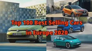 Top 100 Best Selling Cars in Europe 2020 (Full Year)