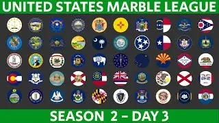 United States Marble Race League Season 2 Day 3 Marble Race in Algodoo