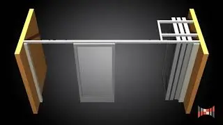ADG100 Glazed Movable Wall System - Off Set Stacking