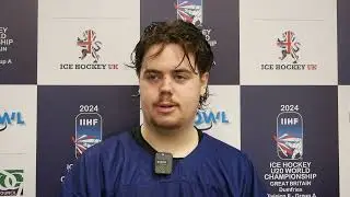 IHUK TV: Lucas Price after goal on tournament debut
