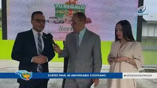 SORTEO FINAL 50 ANIVERSARIO DE COOPSANO EN SANTIAGO RODRIGUEZ