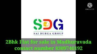 2bhk flat for sale in Madhuravada only 42lac East facing