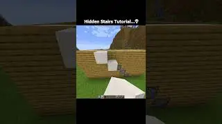 Minecraft Hidden Stairs Tutorial #shorts