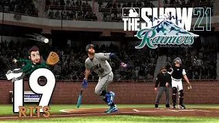 MLB 21 Road to the Show | THAT FADEAWAY CELLY THOUGH! | 19 | British Man Plays Baseball | Rainiers