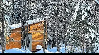 My Off Grid Cabin in Northern Maine So Far .