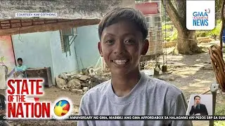 Teenager rescues over 50 people amid the onslaught of Typhoon Tino | SONA