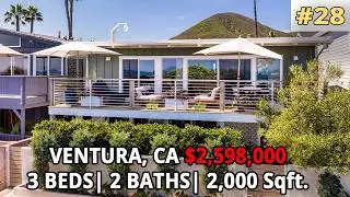 Inside a $2.6M Modern Beach House Remodel! 3 Beds 2 Baths 2,000 Sqft. Ventura California #28