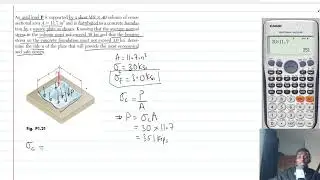 Average Normal Stress, Problem 6