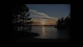 Namakan Lake Zikmund Beach Sunset October 9th 2022