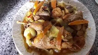 Tajine aux perdrix  simple a  cuisiné 🦆🦆(asskour) طاجين الحجل👍👍