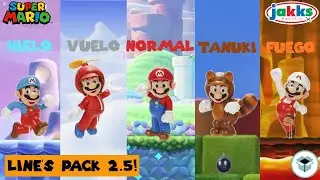 Rese&ntilde;a de figuras coleccionables - Pack de Super Mario Bros 5 figuras de diferentes poderes I LFABP