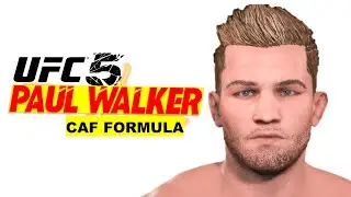 Как сделать Пола Уокера в UFC 5 (формула CAF)