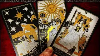 Обзор колоды &laquo; Wyspell Tarot&raquo;✨🌓✨Black & Gold premium deck.
