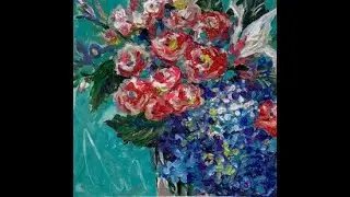 How to Paint Impressionist Flowers In Acrylics