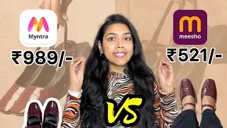 Myntra VS Messho || Same 👠Heels with Different price which one is best 😱|Nishtha Singh |