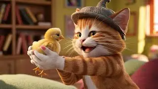 Cat and Chick #video #cutecat #cats #viralvideo #story