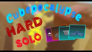 SOLO HARD CUBEPOCALYPSE WITH FOUR TOWERS??? | Cube Defense