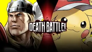 Thor vs 1.000 Pikachu(marvel vs pokemon)фанатский трейлер death battle