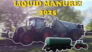 Slurry Injecting with our NEW Tanker!! Claas Arion 530/630 // Dairy farm Lusseveld (2025) DJI Drone