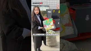 ♻️Aluminum Can Recycling: Crush Costs with ENERPAT's Industrial Can Baler