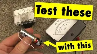 Quick moving coil meter tester