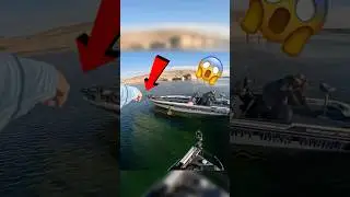 ROCK против BASS BOAT&hellip; упс $$$ #озеромид #bassfishing #livescope #tightlines #bassmaster