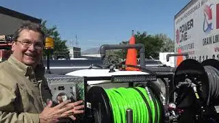 Trailer Mounted Sewer Jetter High Output HotJet 2 Fuel Injected Single Axle