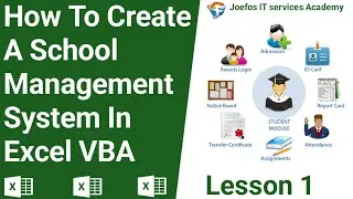 How To Create A School Management System in Microsoft Excel | Step-by-Step Tutorials Lesson 1