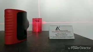 Laser level for level checking